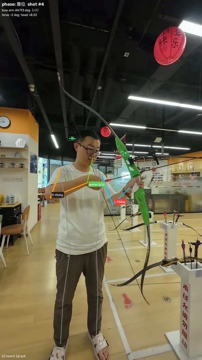 4 号箭靠位期标注关键帧