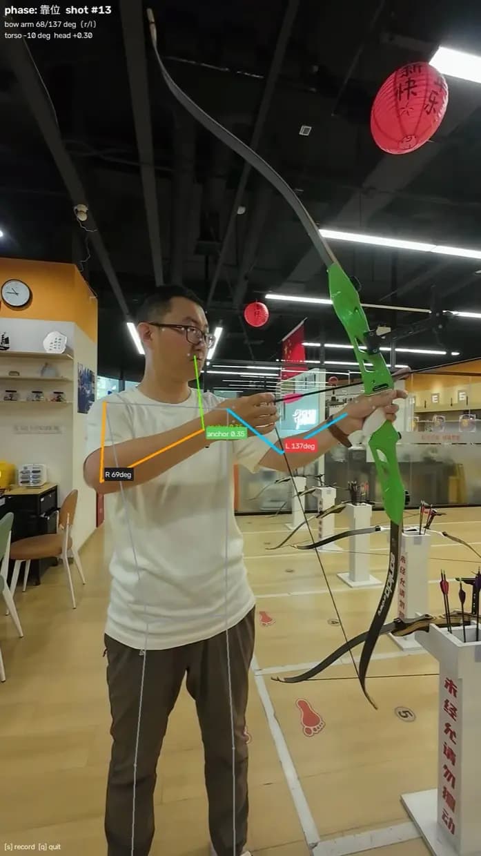 13 号箭靠位期标注关键帧